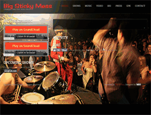 Tablet Screenshot of bigstickymess.com